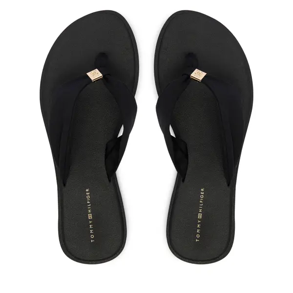 Tommy Hilfiger Japanke Tommy Hilfiger Scandi Soft Summer Sandal FW0FW09421 Crna