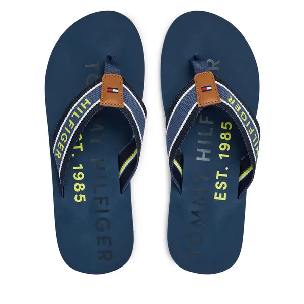 Tommy Hilfiger Japanke Tommy Hilfiger Sporty Hilfiger Beach Sandal FM0FM05805 Plava