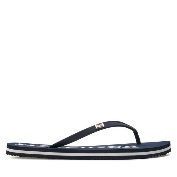 Tommy Hilfiger Japanke Tommy Hilfiger Strap Beach Sandal FW0FW07901 Tamnoplava