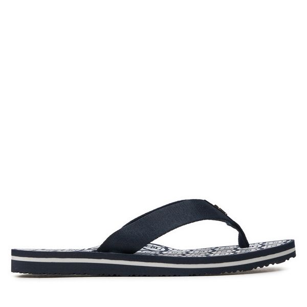 Tommy Hilfiger Japanke Tommy Hilfiger Th Emblem Beach Sandal FW0FW07900 Tamnoplava