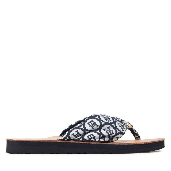 Tommy Hilfiger Japanke Tommy Hilfiger Th Emblem Elevated Beach Sandal FW0FW07847 Tamnoplava