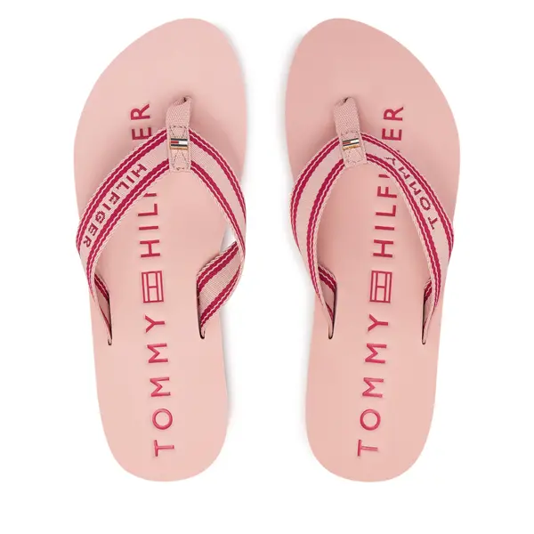 Tommy Hilfiger Japanke Tommy Hilfiger Th Webbing Summer Sandal FW0FW09193 Ružičasta