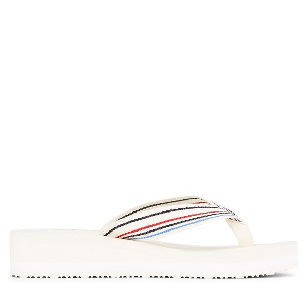 Tommy Hilfiger Japanke Tommy Hilfiger Wedge Stripes Beach Sandal FW0FW07858 Calico AEF