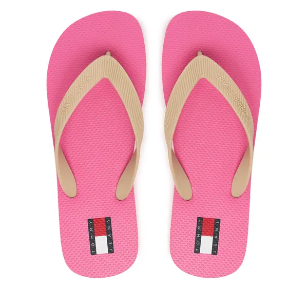 Tommy Jeans Japanke Tommy Jeans Logo Summer Sandal EN0EN02979 Bež