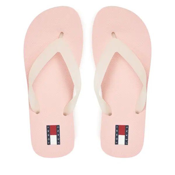 Tommy Jeans Japanke Tommy Jeans Tjw Logo Flip Flop EN0EN02447 Ružičasta
