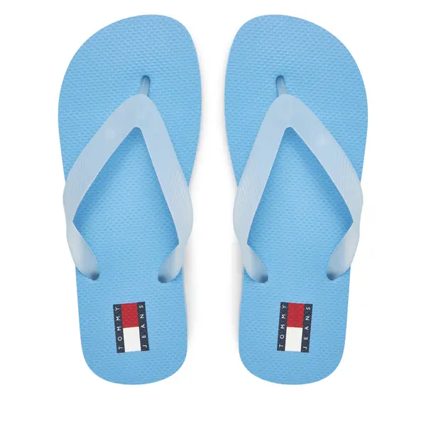 Tommy Jeans Japanke Tommy Jeans Tjw Logo Flip Flop EN0EN02447 Svijetloplava