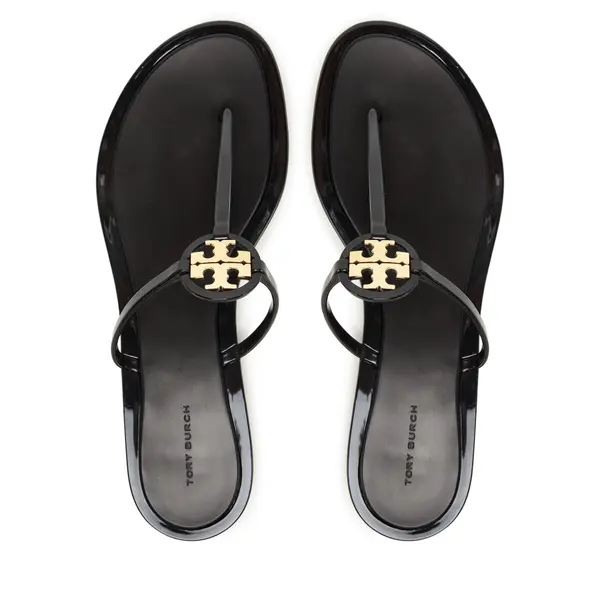 TORY BURCH Japanke Tory Burch Mini Miller Jelly 166808 Crna