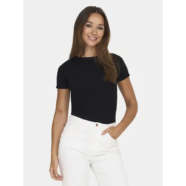 JDY JDY T-shirt Cirkeline 15307860 Crna Slim Fit