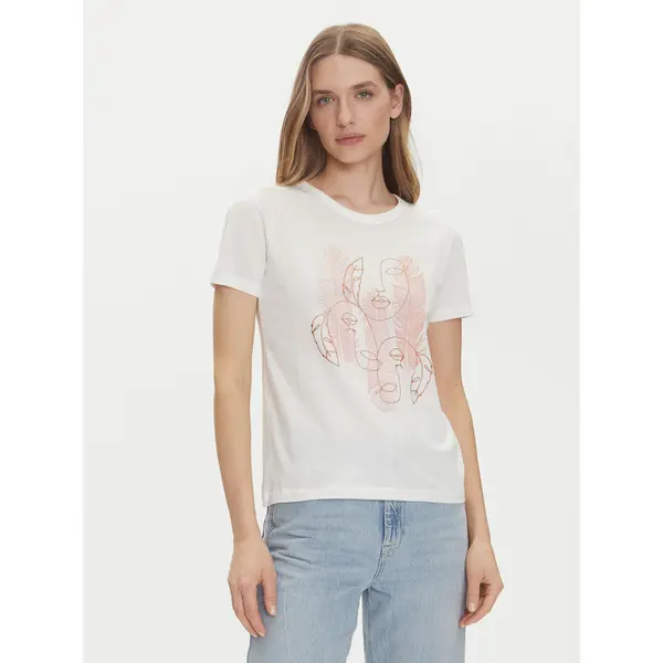 JDY JDY T-shirt Michigan 15311702 Bijela Regular Fit