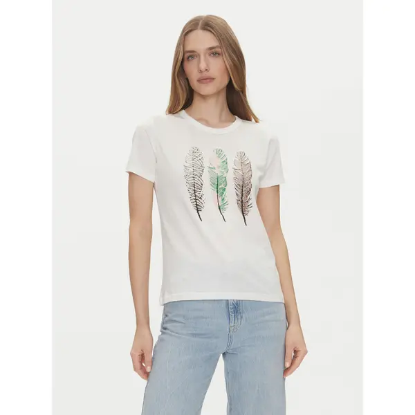 JDY JDY T-shirt Michigan 15311702 Bijela Regular Fit