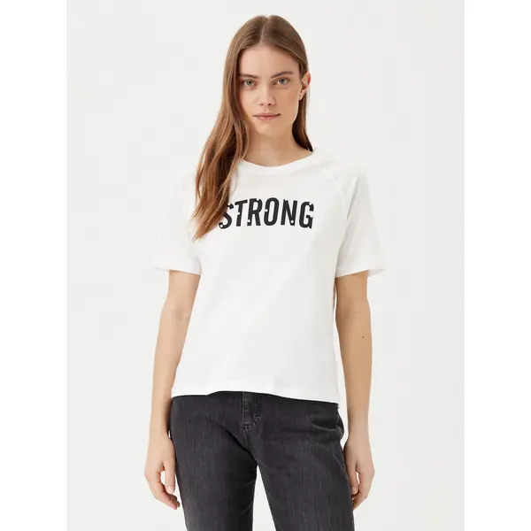 JDY JDY T-shirt Nina 15342612 Bijela Loose Fit