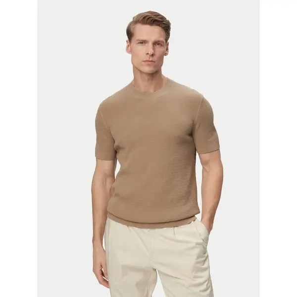 JOOP! JEANS JOOP! Jeans T-shirt Sandero 30101597 Svijetlo bež Regular Fit