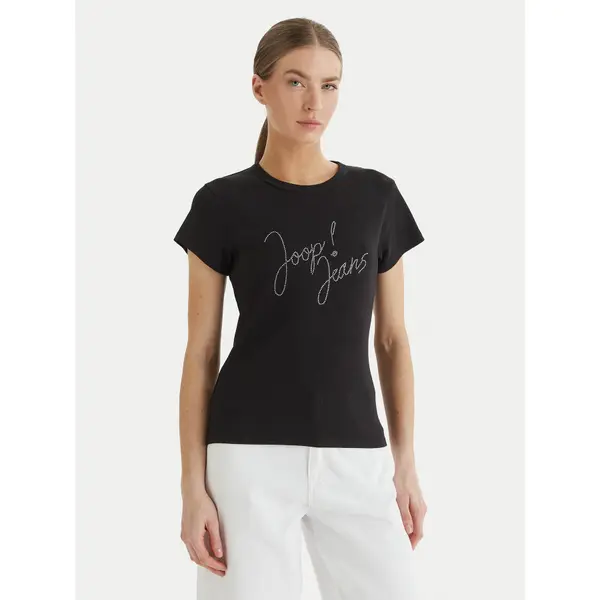 JOOP! JEANS JOOP! Jeans T-shirt Tineta 10019315 30102094 Crna Regular Fit