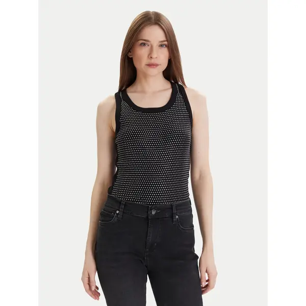 JOOP! JEANS JOOP! Jeans Top Tunka 30046107 Crna Slim Fit