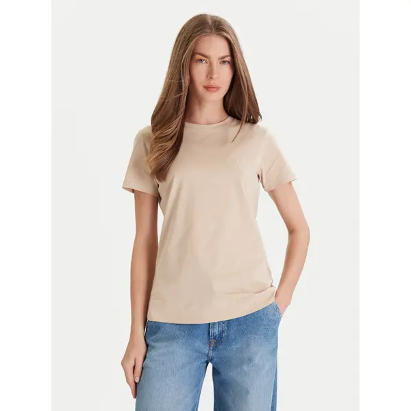Joop! JOOP! T-shirt 58 253JE58Tia 30049367 Bež Slim Fit