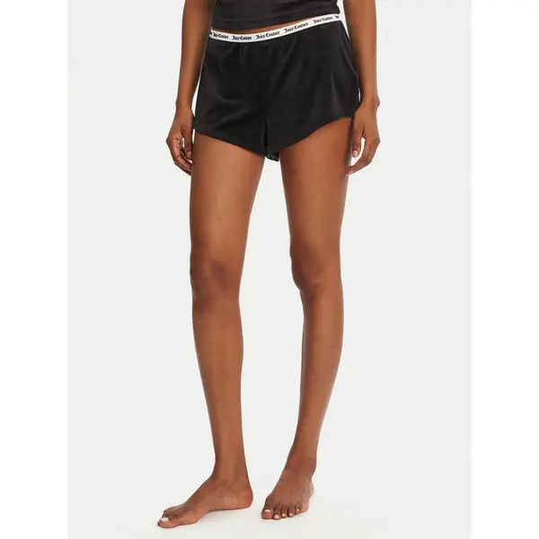 Juicy Couture Juicy Couture Kratke pidžama hlače Austyn JCLHS125502 Crna Regular Fit