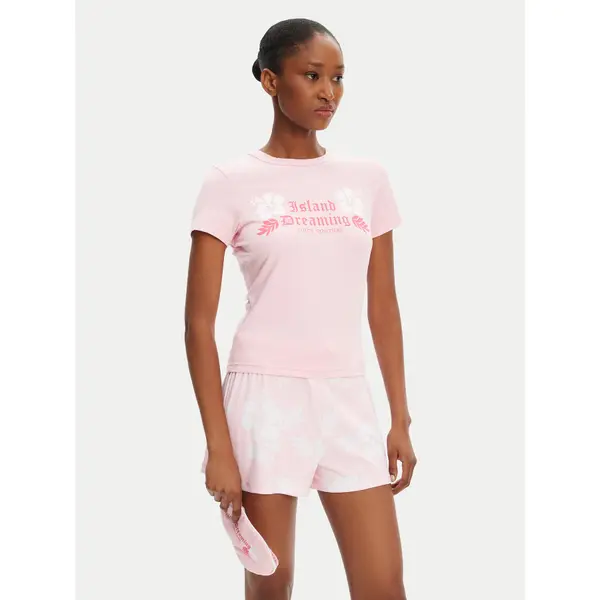 Juicy Couture Juicy Couture Pidžama Island Dreaming JCLPJ125507 Ružičasta Regular Fit