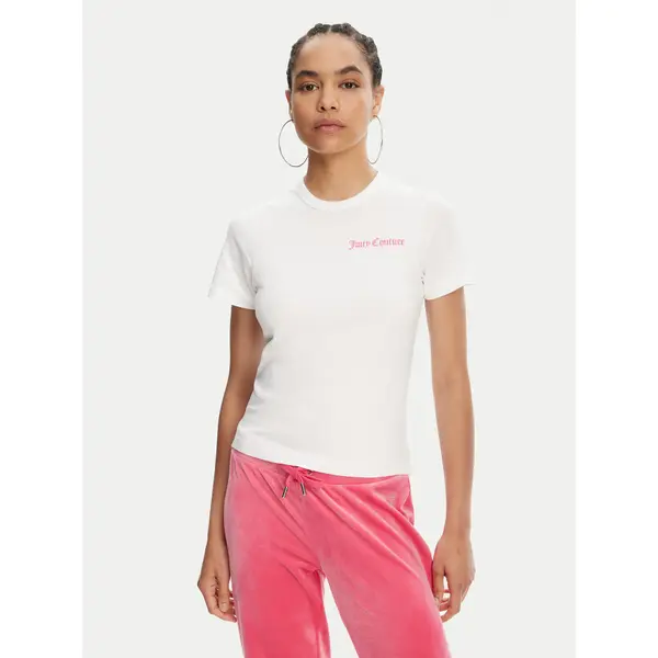 Juicy Couture Juicy Couture T-shirt La Beach JCWCT125319 Bijela Regular Fit