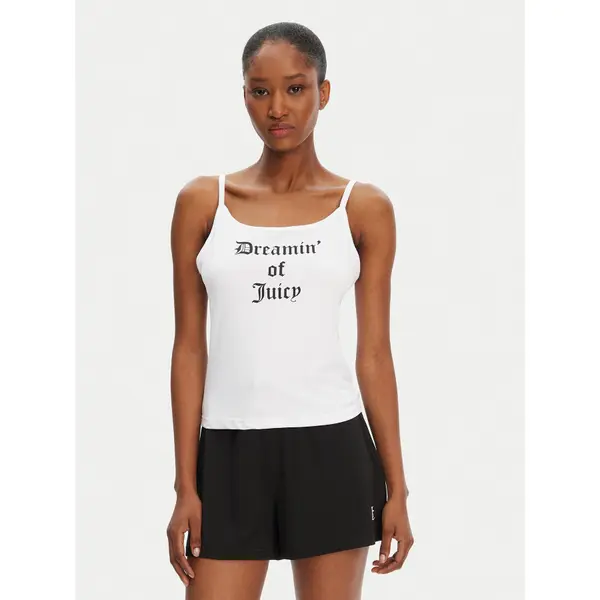 Juicy Couture Juicy Couture Top Dream Of Vest JCLCT125505 Bijela Slim Fit