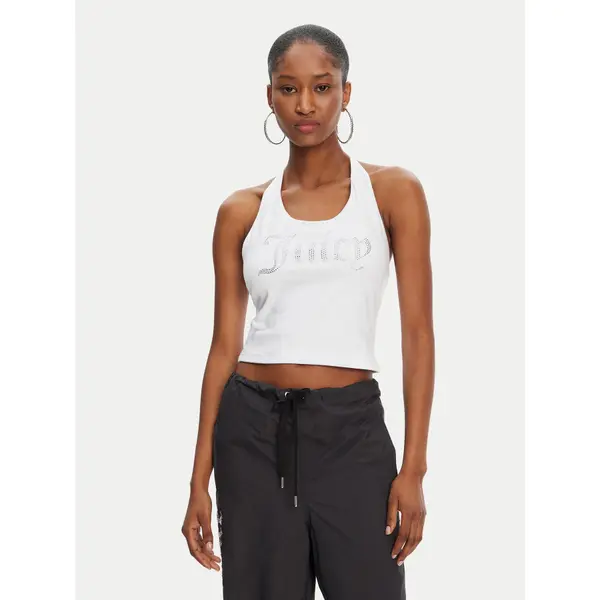 Juicy Couture Juicy Couture Top Tied JCWCT125306 Bijela Slim Fit