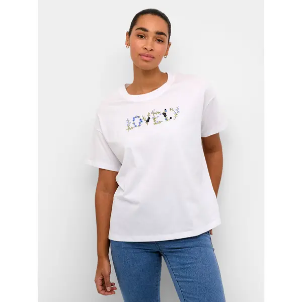 Kaffe Kaffe T-shirt Firia 10508406 Bijela Regular Fit