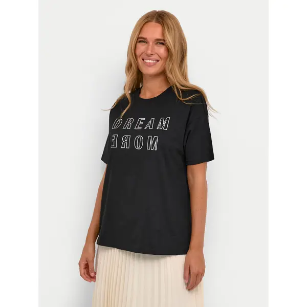 Kaffe Kaffe T-shirt Jenny 10508462 Crna Regular Fit