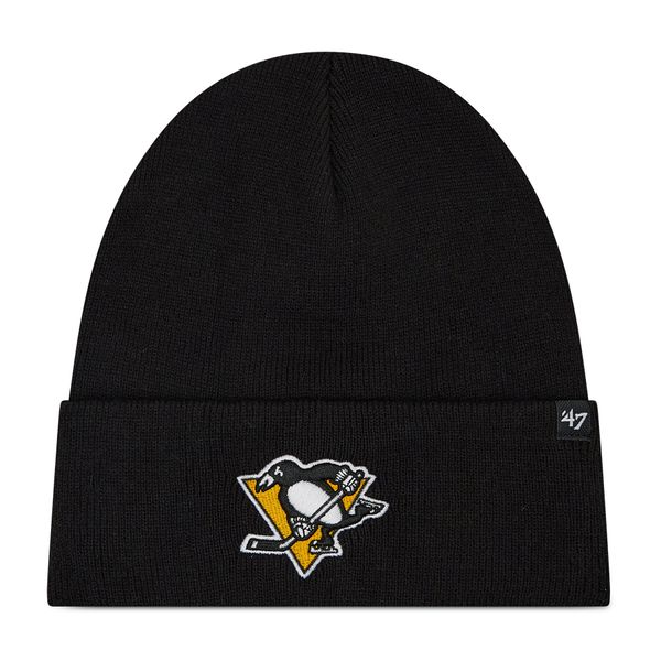 47 Brand Kapa 47 Brand Nhl Pittsburgh Penguins Haymaker '47 Cuff Knit H-HYMKR15ACE-BK Black