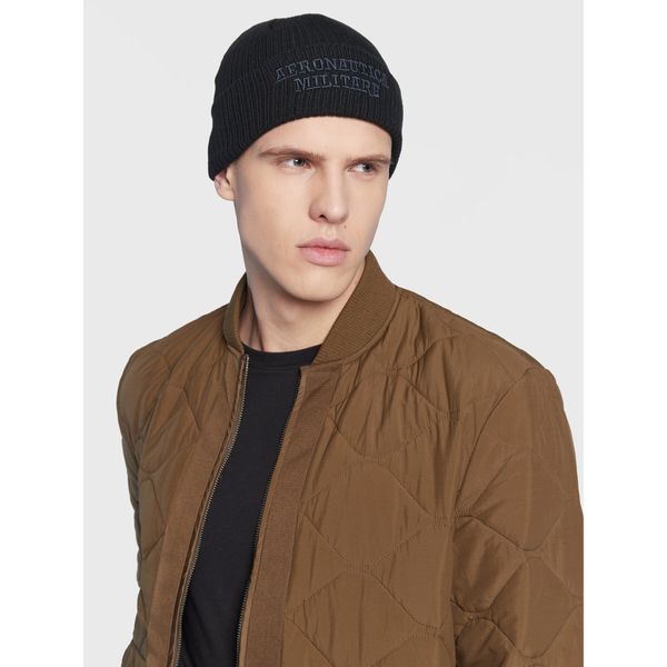 Aeronautica Militare Kapa Aeronautica Militare Cuffia 222CU043L488 Jet Black 34300