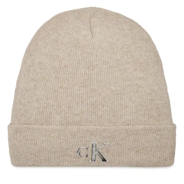 Calvin Klein Jeans Kapa Calvin Klein Jeans Minimal Monogram Beanie K60K611542 Siva