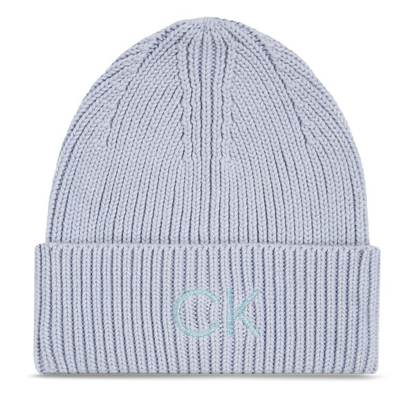Calvin Klein Kapa Calvin Klein Re-Lock Beanie W/Emb K60K608660 Sheer Blue CFX