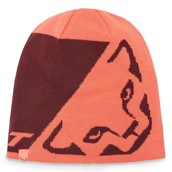 Dynafit Kapa Dynafit Leopard Logo Beanie 08-70512 Hot Coral 1841