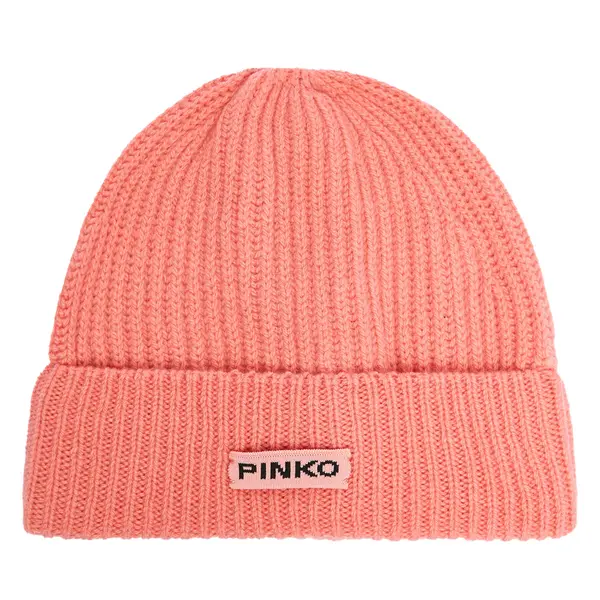 pinko Kapa Pinko Lambkin Cuffia AI 24-25 BLK01 104489 A1CH Koraljna