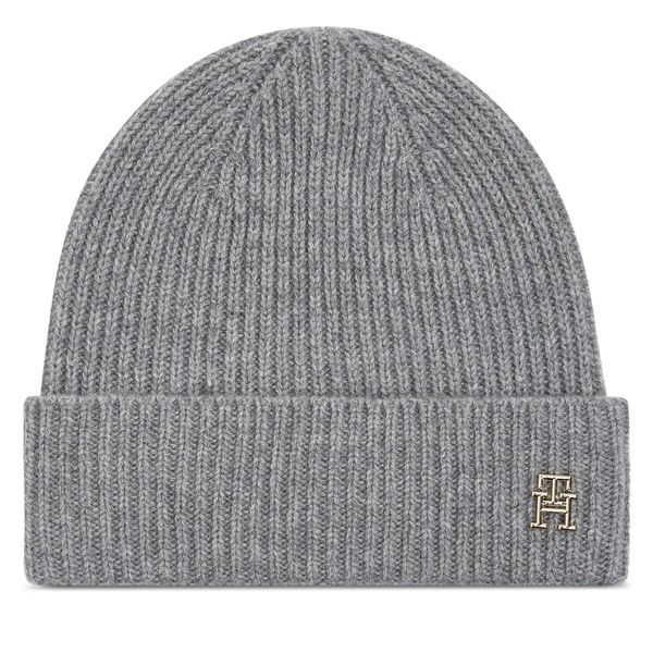 Tommy Hilfiger Kapa Tommy Hilfiger Cashmere Chic Beanie AW0AW15321 Medium Grey Heather P4A