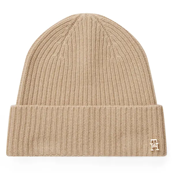 Tommy Hilfiger Kapa Tommy Hilfiger Th Cashmere AW0AW17772 Bež