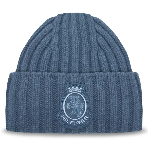 Tommy Hilfiger Kapa Tommy Hilfiger Th Crest Fluffy AW0AW18210 Plava
