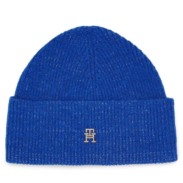 Tommy Hilfiger Kapa Tommy Hilfiger Th Evening Beanie AW0AW15319 Ultra Blue C66