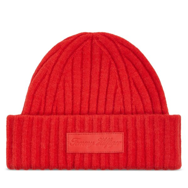 Tommy Hilfiger Kapa Tommy Hilfiger Tommy Twist Beanie AW0AW15325 Fireworks SNE