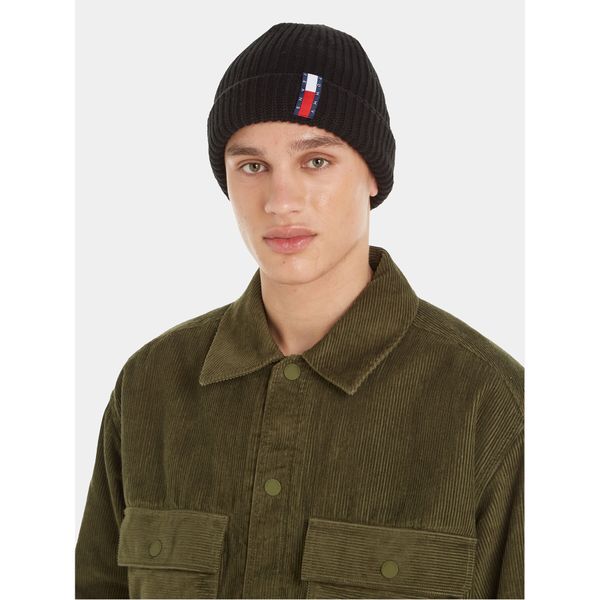 Tommy Jeans Kapa Tommy Jeans Im Tju Unisex Beanie AU0AU01808 Black BDS