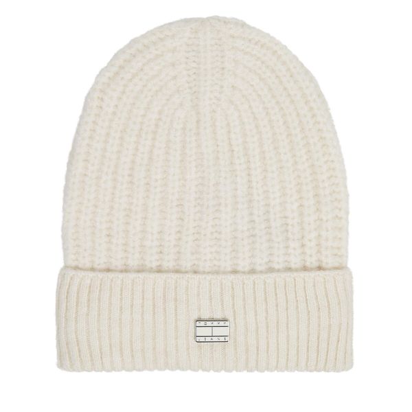 Tommy Jeans Kapa Tommy Jeans Tjw Cosy Knit Beanie AW0AW15462 Ivory YBI
