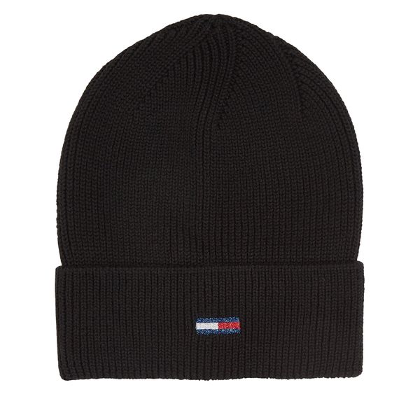 Tommy Jeans Kapa Tommy Jeans Tjw Flag Beanie AW0AW15474 Crna
