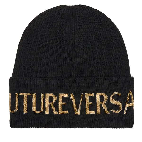 Versace Jeans Couture Kapa Versace Jeans Couture Big Beanie 79YAZK40 Crna