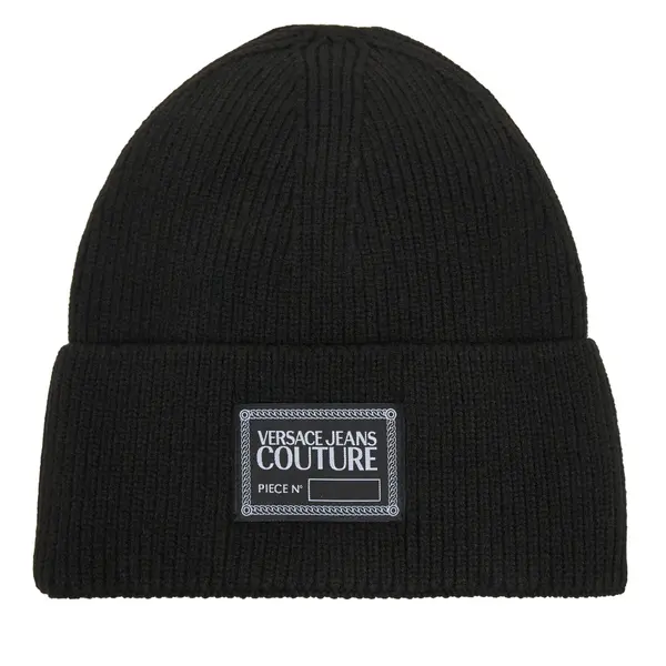 Versace Jeans Couture Kapa Versace Jeans Couture Big Beanie 79YAZK50 Crna
