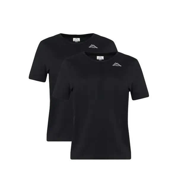 Kappa Kappa Set t-shirt majica﻿ Logo Alyce 322564W Crna Regular Fit