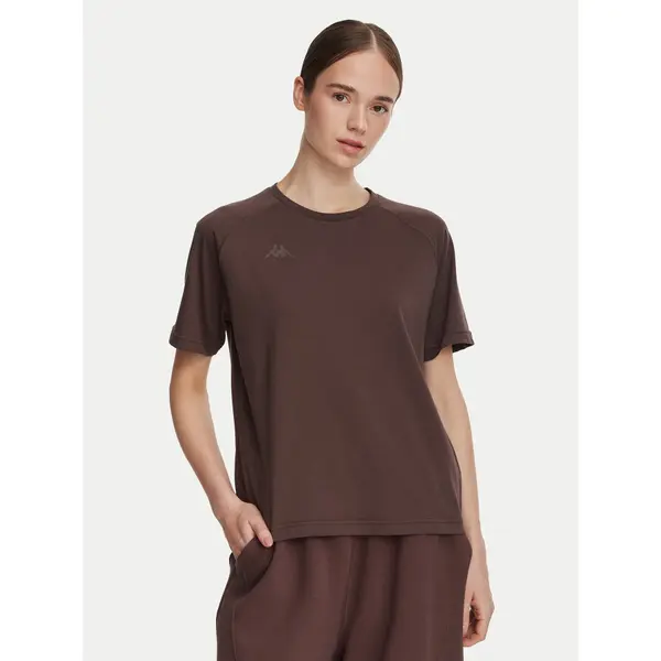 Kappa Kappa T-shirt 34258QW Smeđa Regular Fit