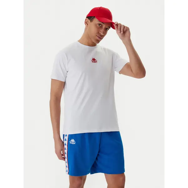 Kappa Kappa T-shirt 382J2QW Bijela Regular Fit