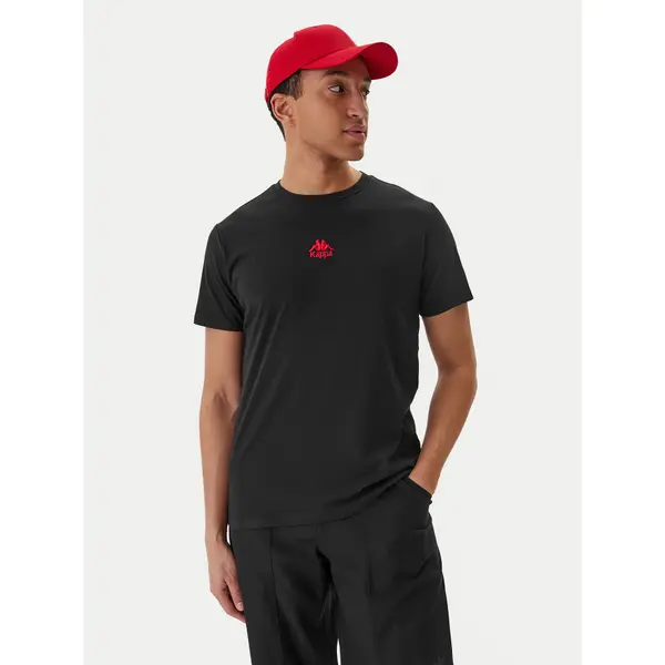 Kappa Kappa T-shirt 382J2QW Crna Regular Fit