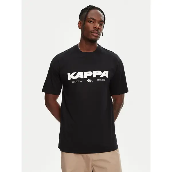 Kappa Kappa T-shirt Nhisso 351S5MW Crna Regular Fit
