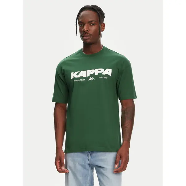 Kappa Kappa T-shirt Nhisso 351S5MW Zelena Regular Fit