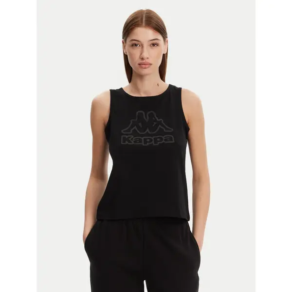 Kappa Kappa Top Logo Gria 382129W Crna Regular Fit