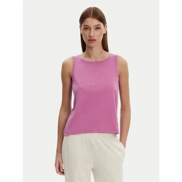 Kappa Kappa Top Logo Gria 382129W Ljubičasta Regular Fit